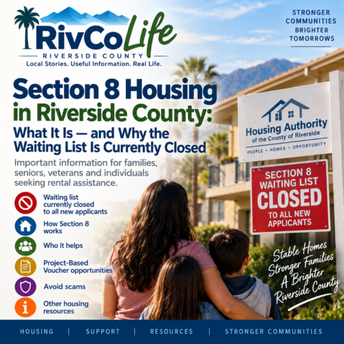 Section 8 Housing in Riverside County: What It Is—and Why the Waiting List Is Currently Closed